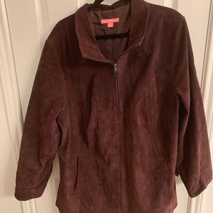 Plus size Suede jacket